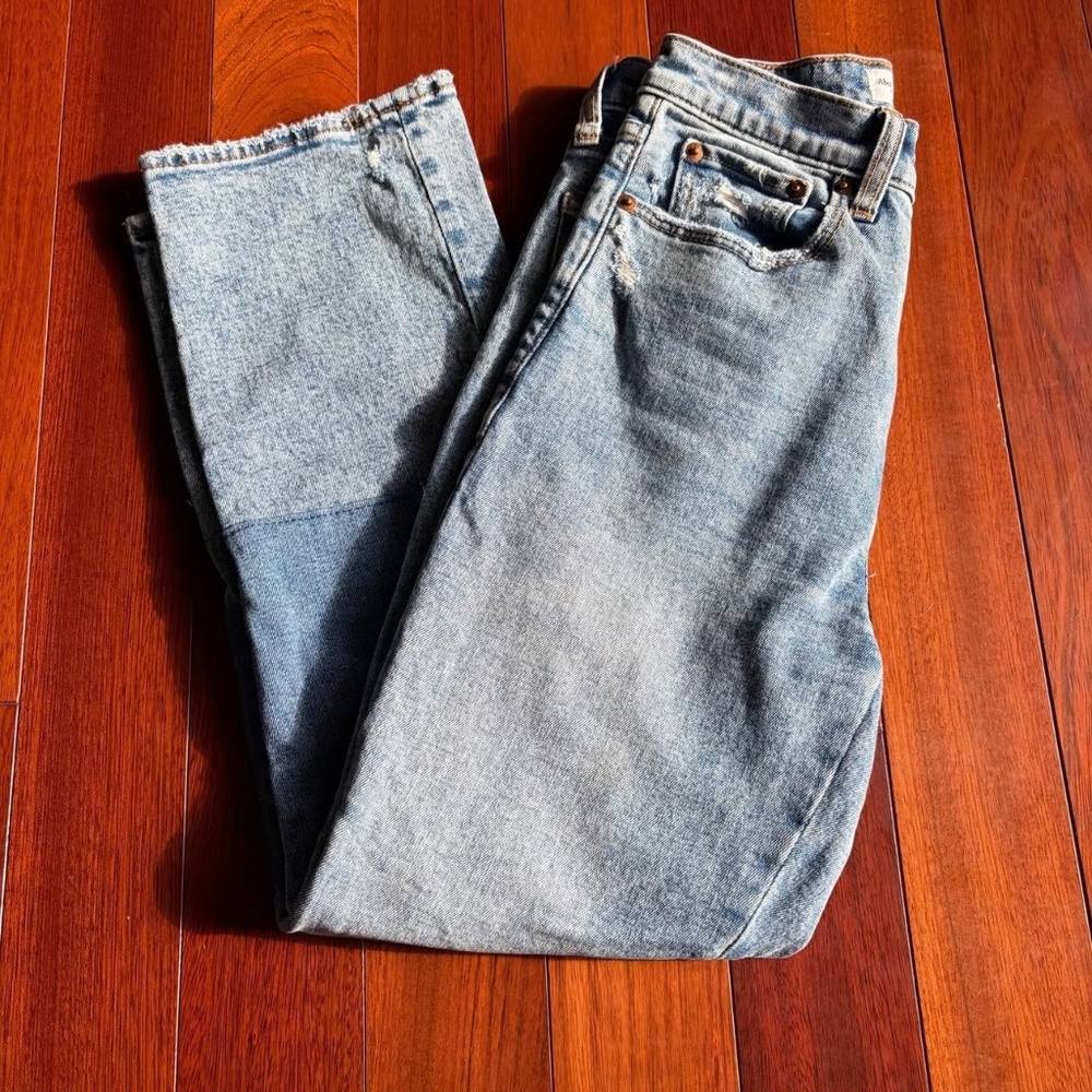 Abercrombie & Fitch The Ankle Straight Ultra Hish Rise Jeans
